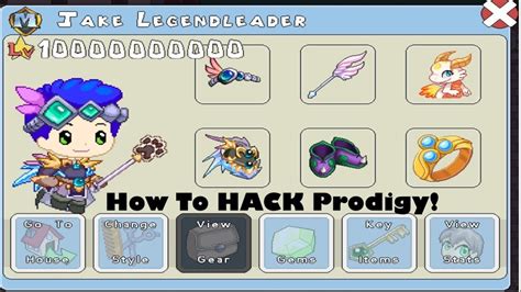 Features: Get Gold; Set User Level; Unlock All Items (Unlock All Furniture Included) Unlock All Pets; Health<b> Hack;</b> Unlimited Damage. . How to hack prodigy english
